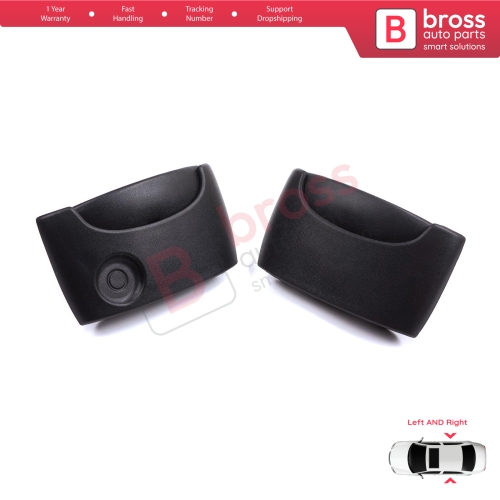 Left Right Side Sliding Door Exterior Opener Handle Black for Renault Kangoo KC Express FC Nissan Kubistar MK1 X76 8200107371 8200107372