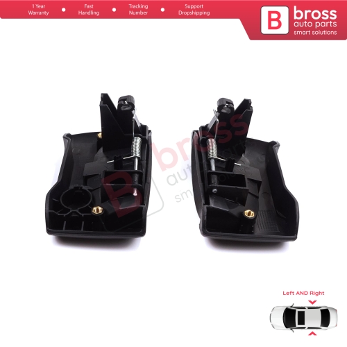 Left Right Side Sliding Door Exterior Opener Handle Black for Renault Kangoo KC Express FC Nissan Kubistar MK1 X76 8200107371 8200107372