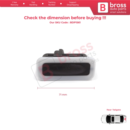 Rear Tailgate Lock Release Button for Renault Megane Scenic MK2 3 Clio MK3 MK4 Captur Laguna 3 Modus Twingo 2 8200076256
