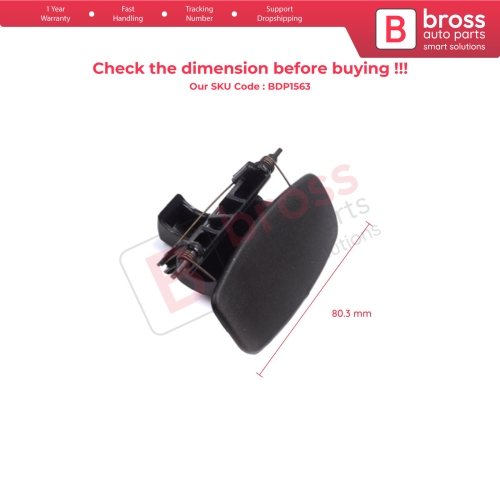 Glove Box Compartment Handle Opener Black for Renault Clio MK2 Phase 2 2001-2003 Symbol Thalia 2008-2012 681083300R 