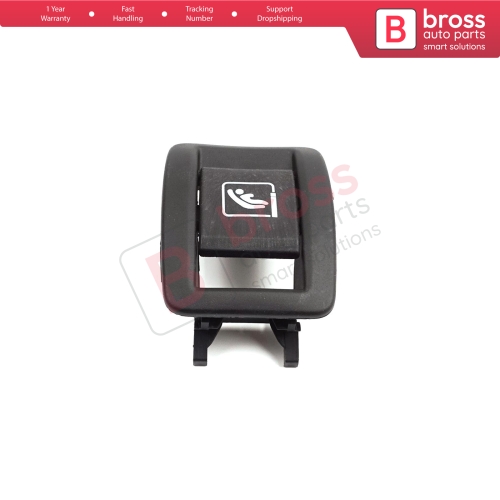 1 Piece Rear Child Seat Safety ISOFIX Slot Trim Cover Button For Renault Megane MK4 BFB B9A K9A 2015-On 4/5 Door 873E24846R