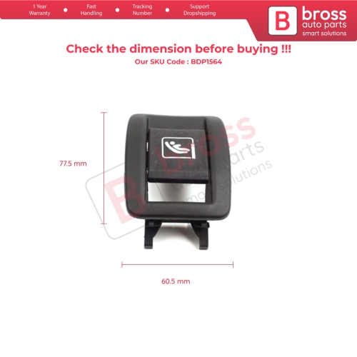 1 Piece Rear Child Seat Safety ISOFIX Slot Trim Cover Button For Renault Megane MK4 BFB B9A K9A 2015-On 4/5 Door 873E24846R