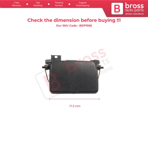 Glove Box Handle Button Opener Black for Renault Dacia Logan MK1 LS KS 2004-2008 Pre-Facelift 4/5-Door 6001548684