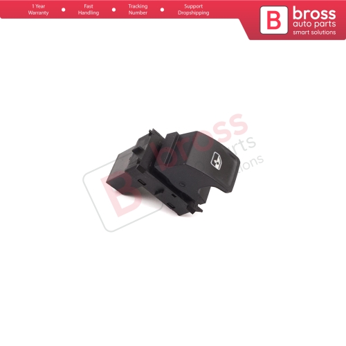 Passenger Door Window Switch Single Control Button 4 Pin for VW Crafter 2 Golf 7 Passat B8 Polo 6 Octavia 4 Superb 3 Leon 3 Ibiza 5 Ateca Audi A1 MK2 5G0959855D