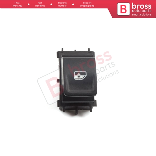 Passenger Door Window Switch Single Control Button 4 Pin for VW Crafter 2 Golf 7 Passat B8 Polo 6 Octavia 4 Superb 3 Leon 3 Ibiza 5 Ateca Audi A1 MK2 5G0959855D