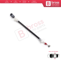 Rear Outer Door Handle Carrier Release Bowden Cable 220 mm For BMW X5 E53 2000-2006 51228243635 51228243636