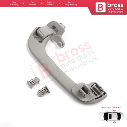 Rear Door Inner Roof Grab Handle Light Gray for Renault Megane 3 4 Scenic 3 Clio 4 Kadjar Captur  Master 3 Movano 739400011R