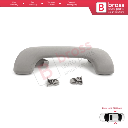 Rear Door Inner Roof Grab Handle Light Gray for Renault Megane 3 4 Scenic 3 Clio 4 Kadjar Captur  Master 3 Movano 739400011R