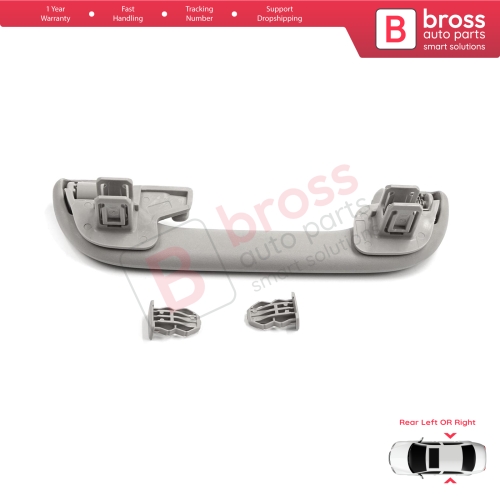 Rear Door Inner Roof Grab Handle Light Gray for Renault Megane 3 4 Scenic 3 Clio 4 Kadjar Captur  Master 3 Movano 739400011R