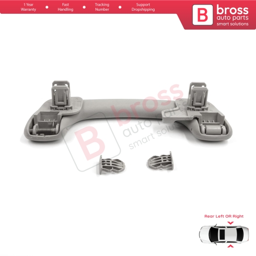 Rear Door Inner Roof Grab Handle Light Gray for Renault Megane 3 4 Scenic 3 Clio 4 Kadjar Captur  Master 3 Movano 739400011R