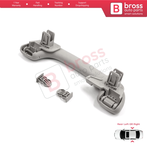 Rear Door Inner Roof Grab Handle Light Gray for Renault Megane 3 4 Scenic 3 Clio 4 Kadjar Captur  Master 3 Movano 739400011R