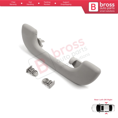 Rear Door Inner Roof Grab Handle Light Gray for Renault Megane 3 4 Scenic 3 Clio 4 Kadjar Captur  Master 3 Movano 739400011R