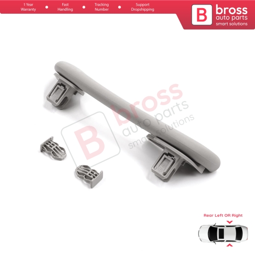 Rear Door Inner Roof Grab Handle Light Gray for Renault Megane 3 4 Scenic 3 Clio 4 Kadjar Captur  Master 3 Movano 739400011R