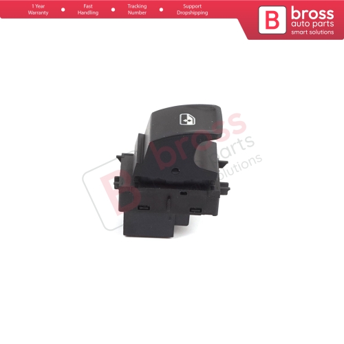 Passenger Door Window Switch Single Control Button 4 Pin for VW Crafter 2 Golf 7 Passat B8 Polo 6 Octavia 4 Superb 3 Leon 3 Ibiza 5 Ateca Audi A1 MK2 5G0959855M