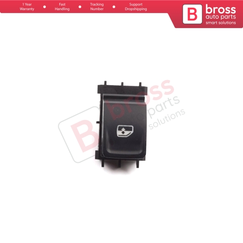 Passenger Door Window Switch Single Control Button 4 Pin for VW Crafter 2 Golf 7 Passat B8 Polo 6 Octavia 4 Superb 3 Leon 3 Ibiza 5 Ateca Audi A1 MK2 5G0959855M