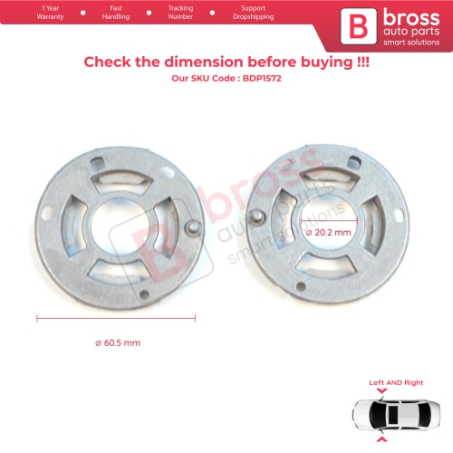 Side Wing Exterior Mirror Folding Bearing Support Bracket For Skoda Kodiaq NS 2016-2024 VW Caddy SA 2015-2020