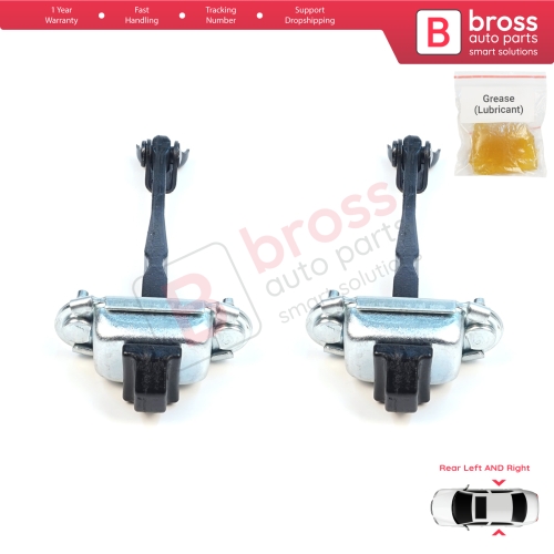 2 Pieces Rear Door Stop Check Assy Limiter Strap for Renault Dacia Jogger RK 2021-On 824316685R
