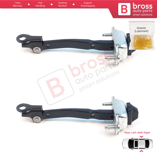 2 Pieces Rear Door Stop Check Assy Limiter Strap for Renault Dacia Jogger RK 2021-On 824316685R