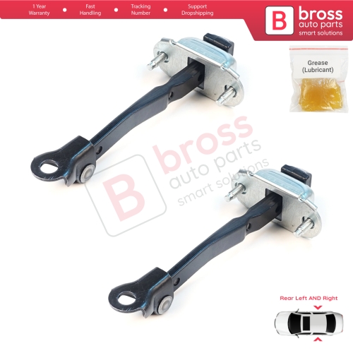 2 Pieces Rear Door Stop Check Assy Limiter Strap for Renault Dacia Jogger RK 2021-On 824316685R