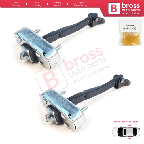 2 Pieces Rear Door Stop Check Assy Limiter Strap for Toyota Avensis MK3 T27 T270 2009-2018 6863005050