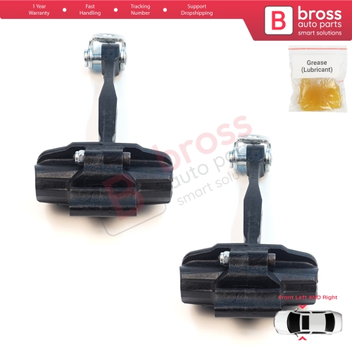 2 Pieces Front Door Stop Check Assy Limiter Strap for Jeep Renegade BU B1 BV 2014-On 51953320