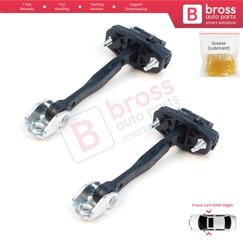 2 Pieces Front Door Stop Check Assy Limiter Strap for Jeep Renegade BU B1 BV 2014-On 51953320