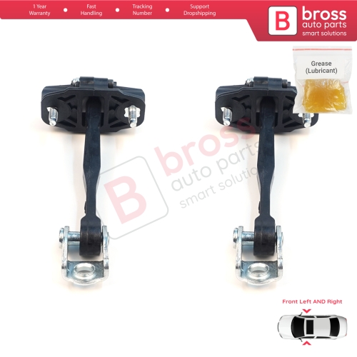 2 Pieces Front Door Stop Check Assy Limiter Strap for Jeep Renegade BU B1 BV 2014-On 51953320