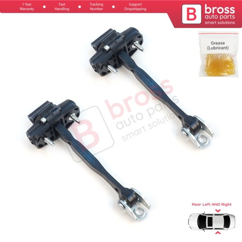 2 Pieces Rear Door Stop Check Assy Limiter Strap for Jeep Renegade BU B1 BV 2014-On 51953322