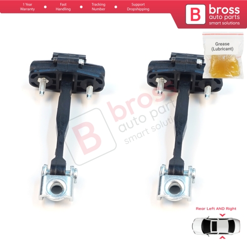 2 Pieces Rear Door Stop Check Assy Limiter Strap for Jeep Renegade BU B1 BV 2014-On 51953322