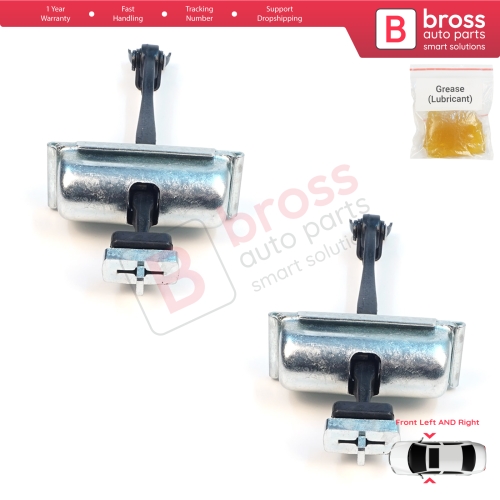 2 Pieces Front Door Stop Check Assy Limiter Strap for Jeep Cherokee MK5 KL 2014-2023 K68103030AD