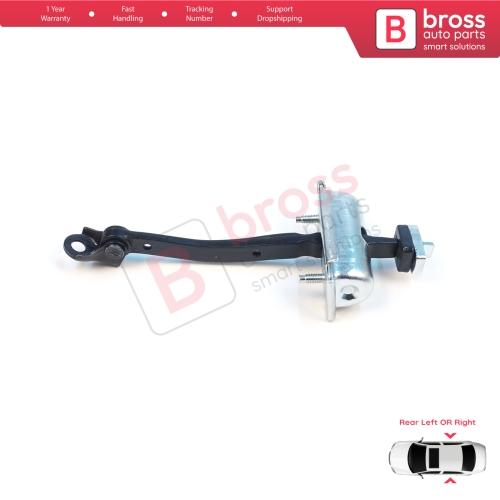 Rear Door Stop Check Assy Limiter Strap for Jeep Cherokee MK5 KL 2014-2023 K68103032AD