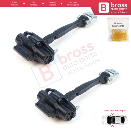 2 Pieces Front Door Stop Check Assy Limiter Strap for Jeep Compass MK2 MP/552 MP M6 MV M7 2017-On 68242951AB
