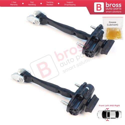 2 Pieces Front Door Stop Check Assy Limiter Strap for Jeep Compass MK2 MP/552 MP M6 MV M7 2017-On 68242951AB