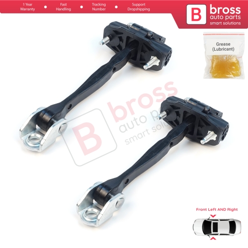 2 Pieces Front Door Stop Check Assy Limiter Strap for Jeep Compass MK2 MP/552 MP M6 MV M7 2017-On 68242951AB