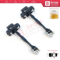 2 Pieces Rear Door Stop Check Assy Limiter Strap for Jeep Compass MK2 MP/552 MP M6 MV M7 2017-On 68243645AB