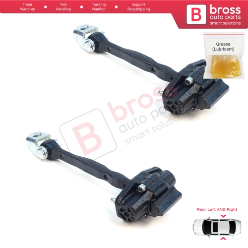 2 Pieces Rear Door Stop Check Assy Limiter Strap for Jeep Compass MK2 MP/552 MP M6 MV M7 2017-On 68243645AB