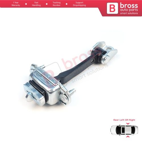 Rear Door Hinge Stop Check Strap Limiter for Peugeot 407 6D 6E 2004-2011 4/5-Door 9181K5