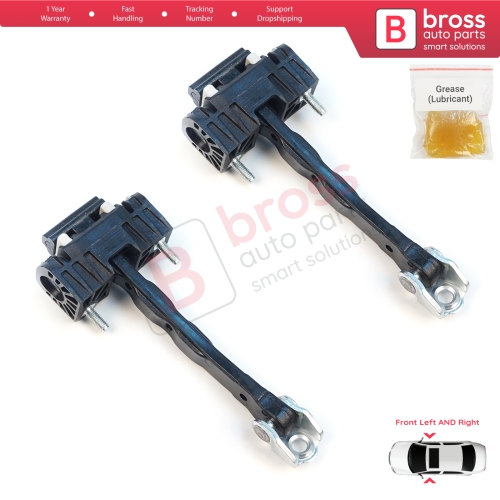 2 Pieces Front Door Hinge Stop Check Strap Limiter for Volvo S80 XC70 S60 MK2 V70 MK3 XC60 V60 MK1 31298466