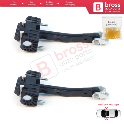 2 Pieces Front Door Hinge Stop Check Strap Limiter for Volvo S80 XC70 S60 MK2 V70 MK3 XC60 V60 MK1 31298466