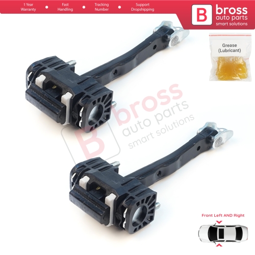 2 Pieces Front Door Hinge Stop Check Strap Limiter for Volvo S80 XC70 S60 MK2 V70 MK3 XC60 V60 MK1 31298466