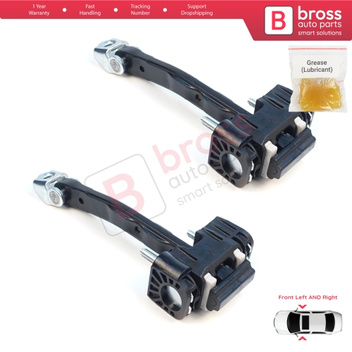 2 Pieces Front Door Hinge Stop Check Strap Limiter for Volvo S80 XC70 S60 MK2 V70 MK3 XC60 V60 MK1 31298466