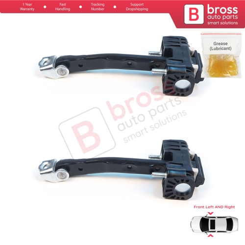 2 Pieces Front Door Hinge Stop Check Strap Limiter for Volvo S80 XC70 S60 MK2 V70 MK3 XC60 V60 MK1 31298466
