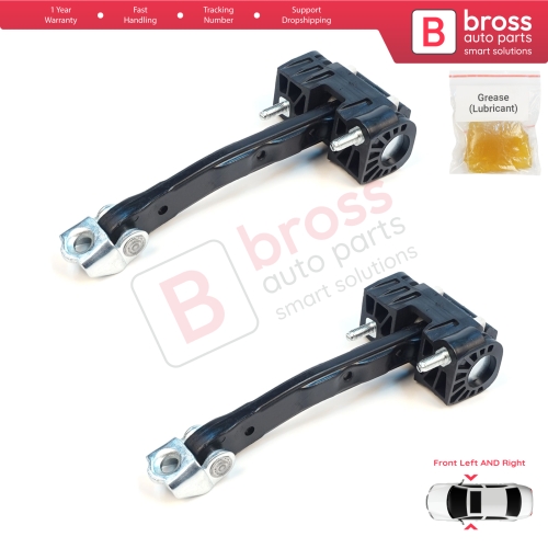 2 Pieces Front Door Hinge Stop Check Strap Limiter for Volvo S80 XC70 S60 MK2 V70 MK3 XC60 V60 MK1 31298466