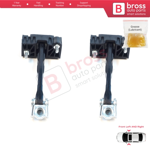 2 Pieces Front Door Hinge Stop Check Strap Limiter for Volvo S80 XC70 S60 MK2 V70 MK3 XC60 V60 MK1 31298466