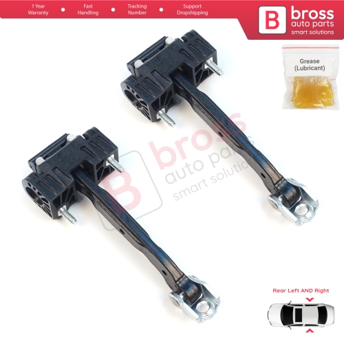 2 Pieces Rear Door Hinge Stop Check Strap Limiter for Volvo S80 XC70 S60 MK2 V70 MK3 XC60 V60 MK1 31298467