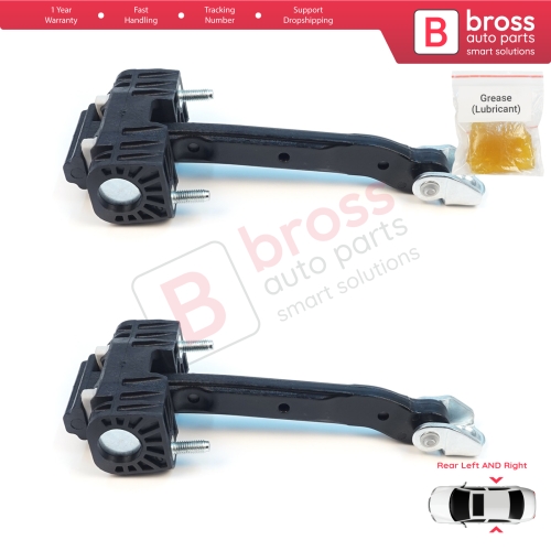 2 Pieces Rear Door Hinge Stop Check Strap Limiter for Volvo S80 XC70 S60 MK2 V70 MK3 XC60 V60 MK1 31298467