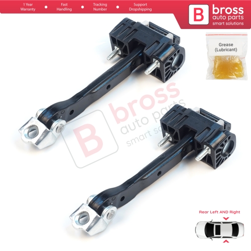 2 Pieces Rear Door Hinge Stop Check Strap Limiter for Volvo S80 XC70 S60 MK2 V70 MK3 XC60 V60 MK1 31298467