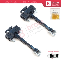 2 Pieces Front Door Hinge Stop Check Strap Limiter for Volvo S40 MK2 544 V50 545 C30 533 31217750