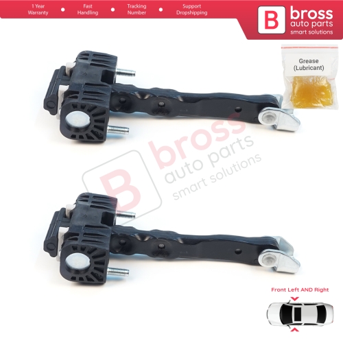 2 Pieces Front Door Hinge Stop Check Strap Limiter for Volvo S40 MK2 544 V50 545 C30 533 31217750