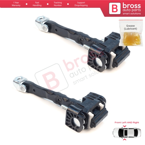 2 Pieces Front Door Hinge Stop Check Strap Limiter for Volvo S40 MK2 544 V50 545 C30 533 31217750